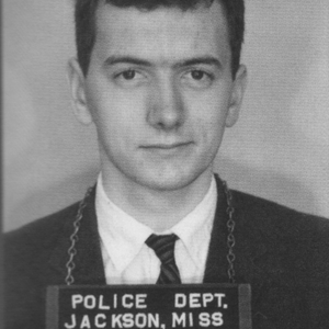 1961 arrest photo for New York CORE member Abraham Bassford as Freedom Rider