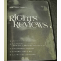 photo of Rights and Reviews cover,  1964 issue